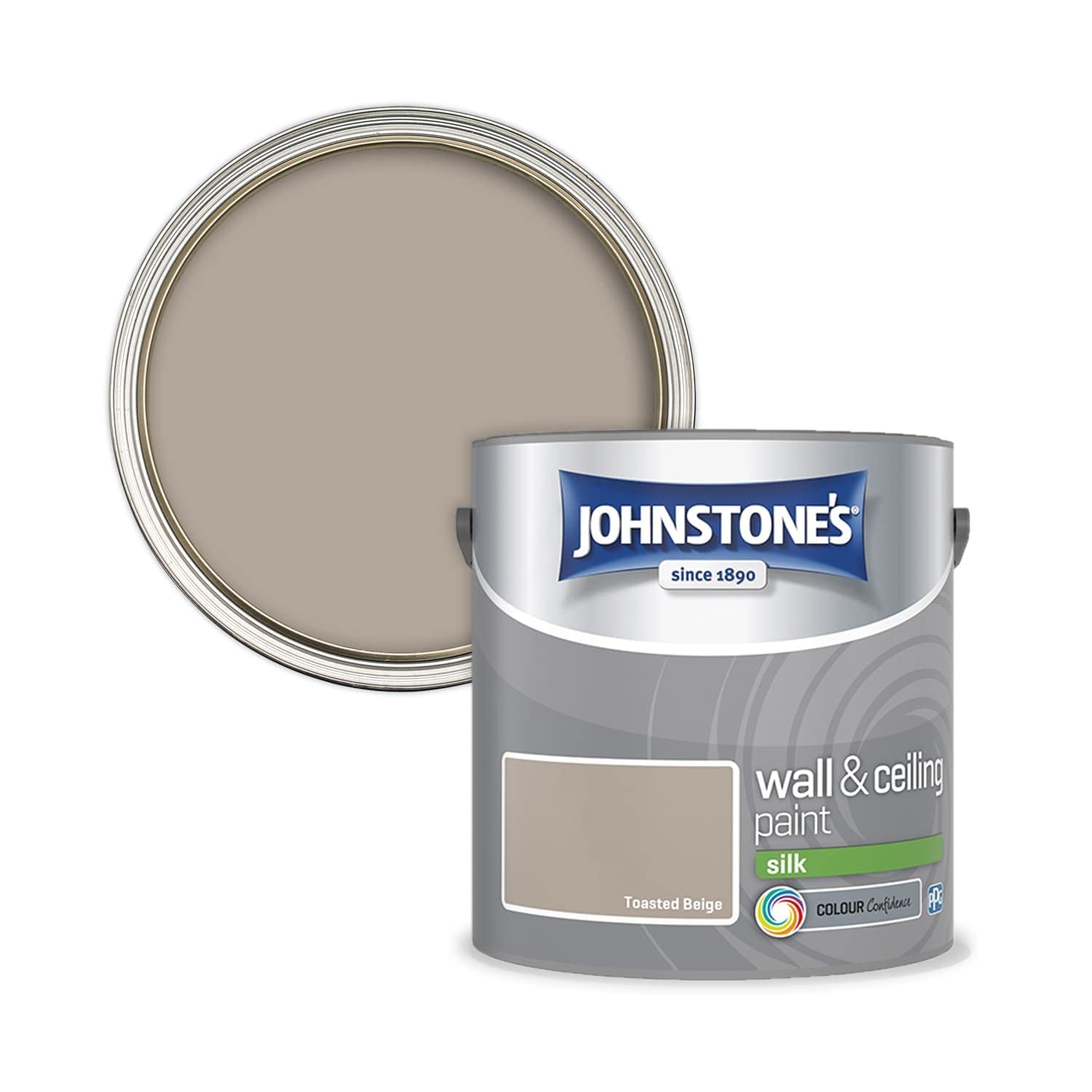 Johnstone’s Toasted Beige Silk Wall & Ceiling Emulsion Paint 2.5L