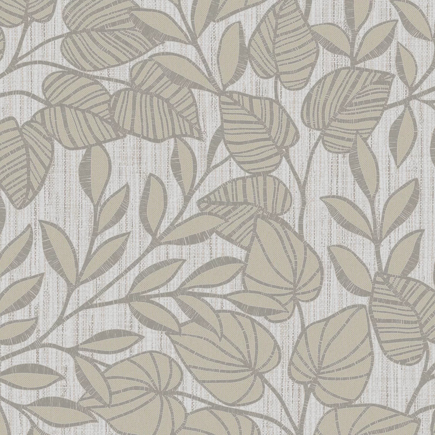 Super Fresco Sage Green Linden Leaf Trail Wallpaper 140045