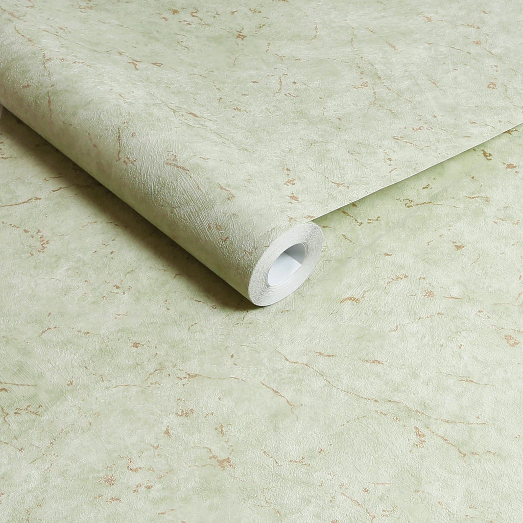 Graham & brown Superfresco Gilded Plaster Sage & Silver Wallpaper 125064