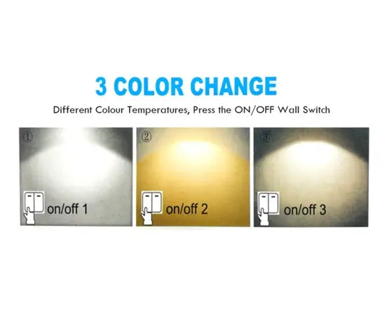 Extrastar 48W Crystal Edge Square White Tri Tone Ceiling Light IP20 lf73