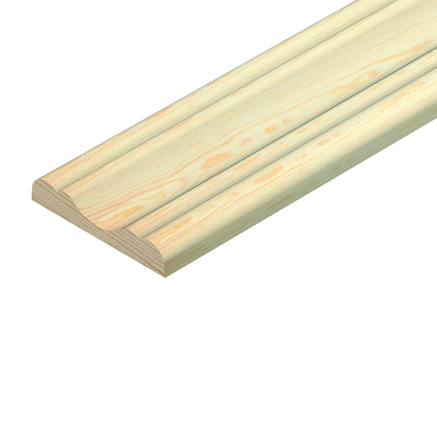 45x8 Decorative Pine Cover Mould Wood Panel Strips 1.2m x 4 Total 4.8 Meters tm561