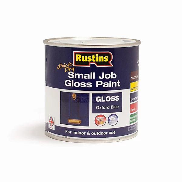 Rustins Small Job Oxford Blue Wood & Metal Gloss Paint 250ml