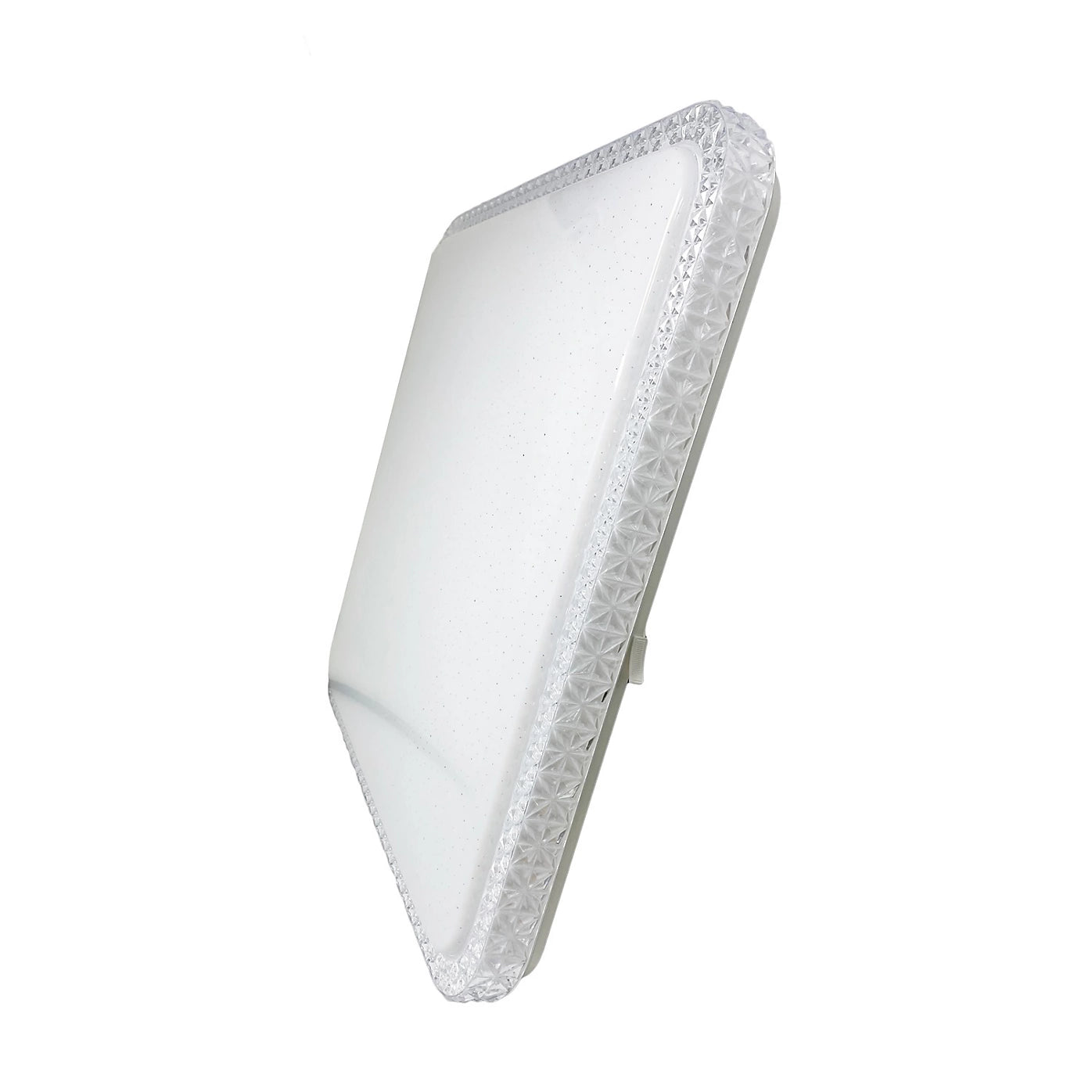 Extrastar 48W Crystal Edge Square White Tri Tone Ceiling Light IP20 lf73