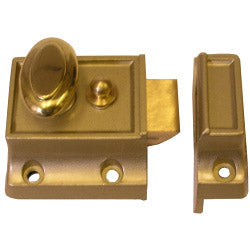 Sterling Champagne Narrow Night Latch Set