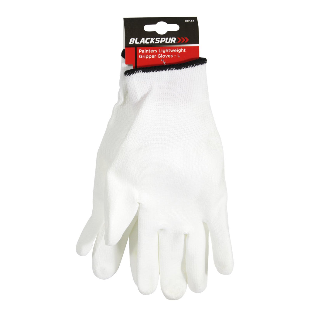 Blackspur Painters Gripper Glove - White - Large