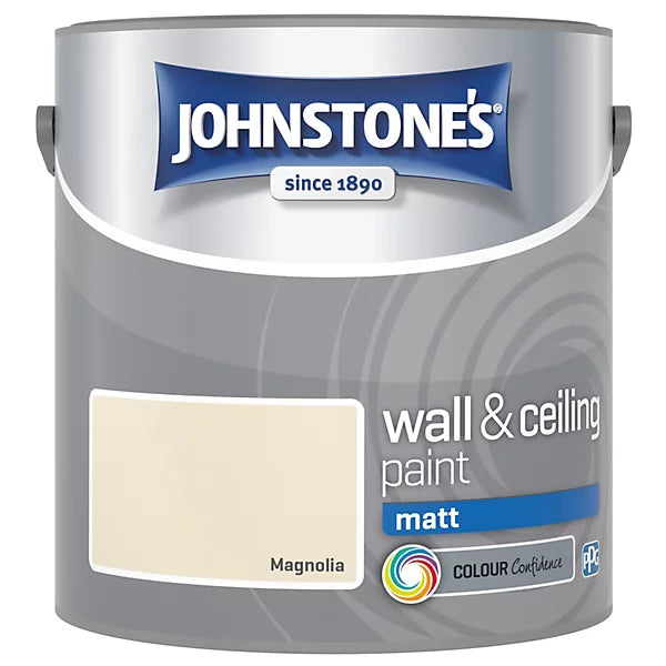 Johnstone’s Magnolia Matt Wall & Ceiling Emulsion Paint 2.5L