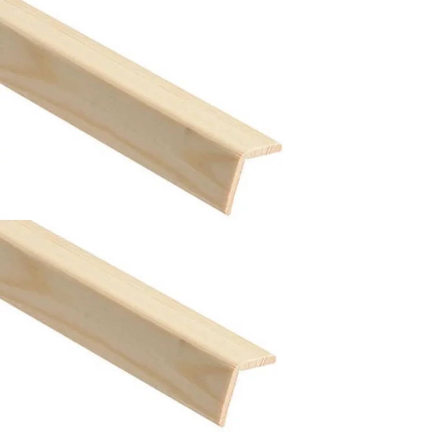 Pine Wood Cushion Corner Angle Edge Trim Timber 35x35 - 1.2m x 6 Total 7.2 Meters tm503