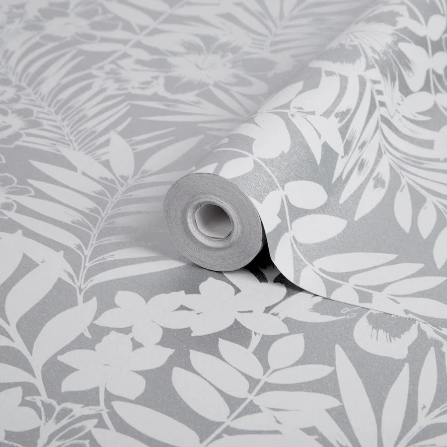 Graham & Brown Boutique  Palm Springs Silver Wallpaper 105140