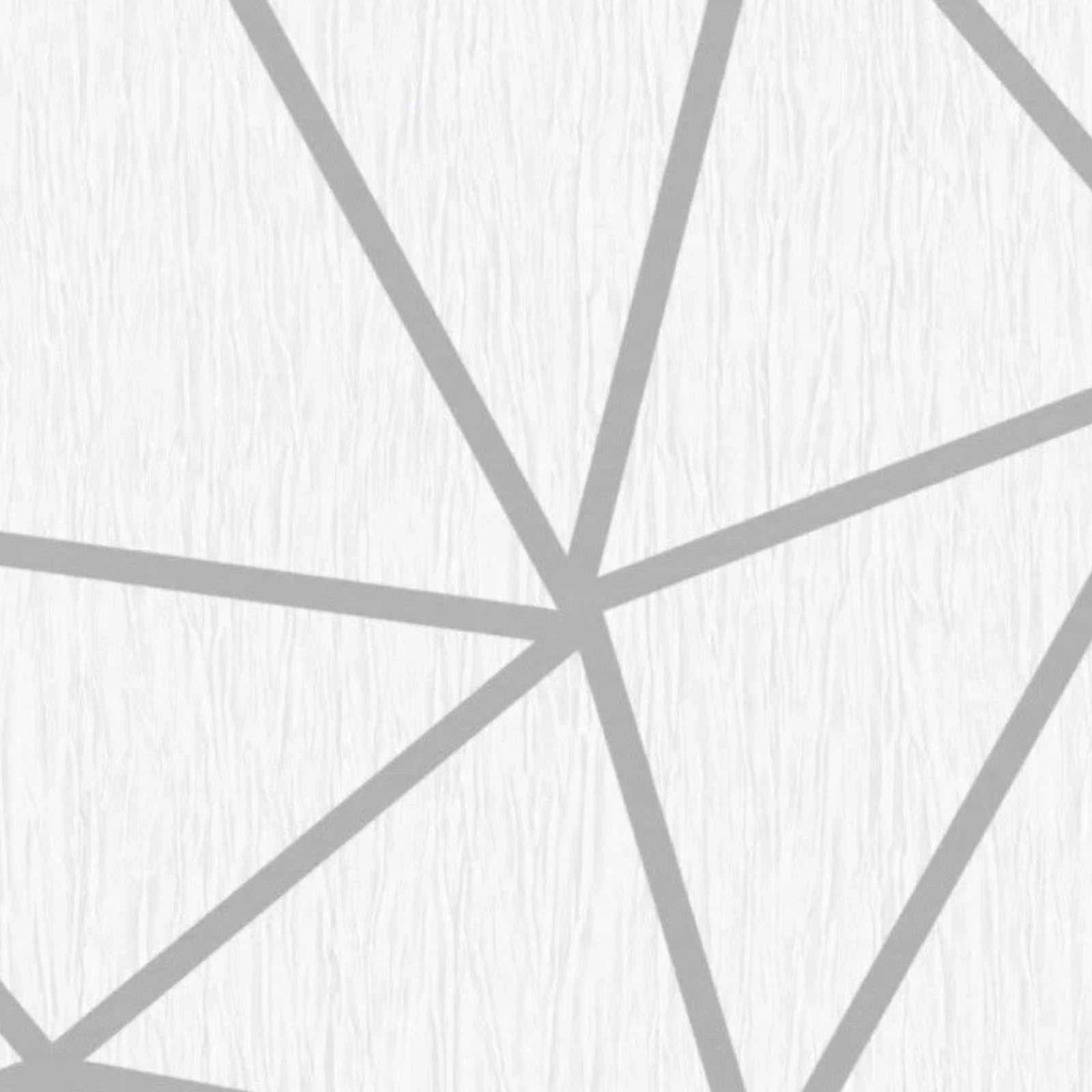 Debona Crystal White & Silver Geometric Glitter Wallpaper 9035