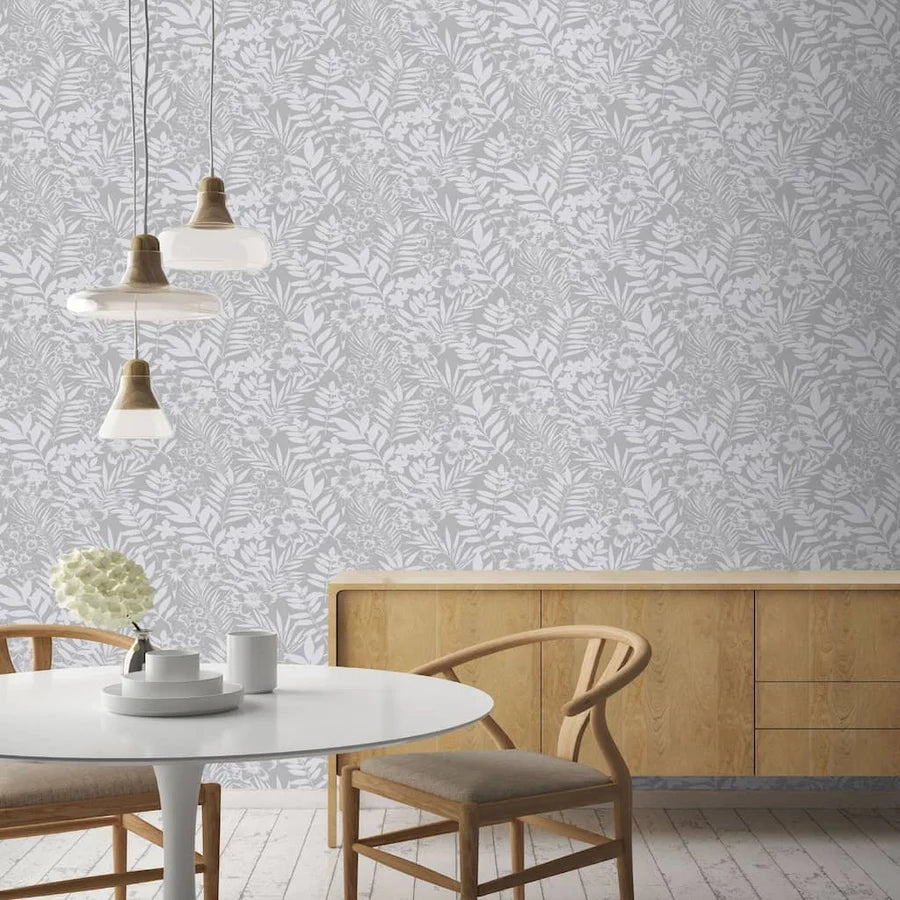 Graham & Brown Boutique  Palm Springs Silver Wallpaper 105140