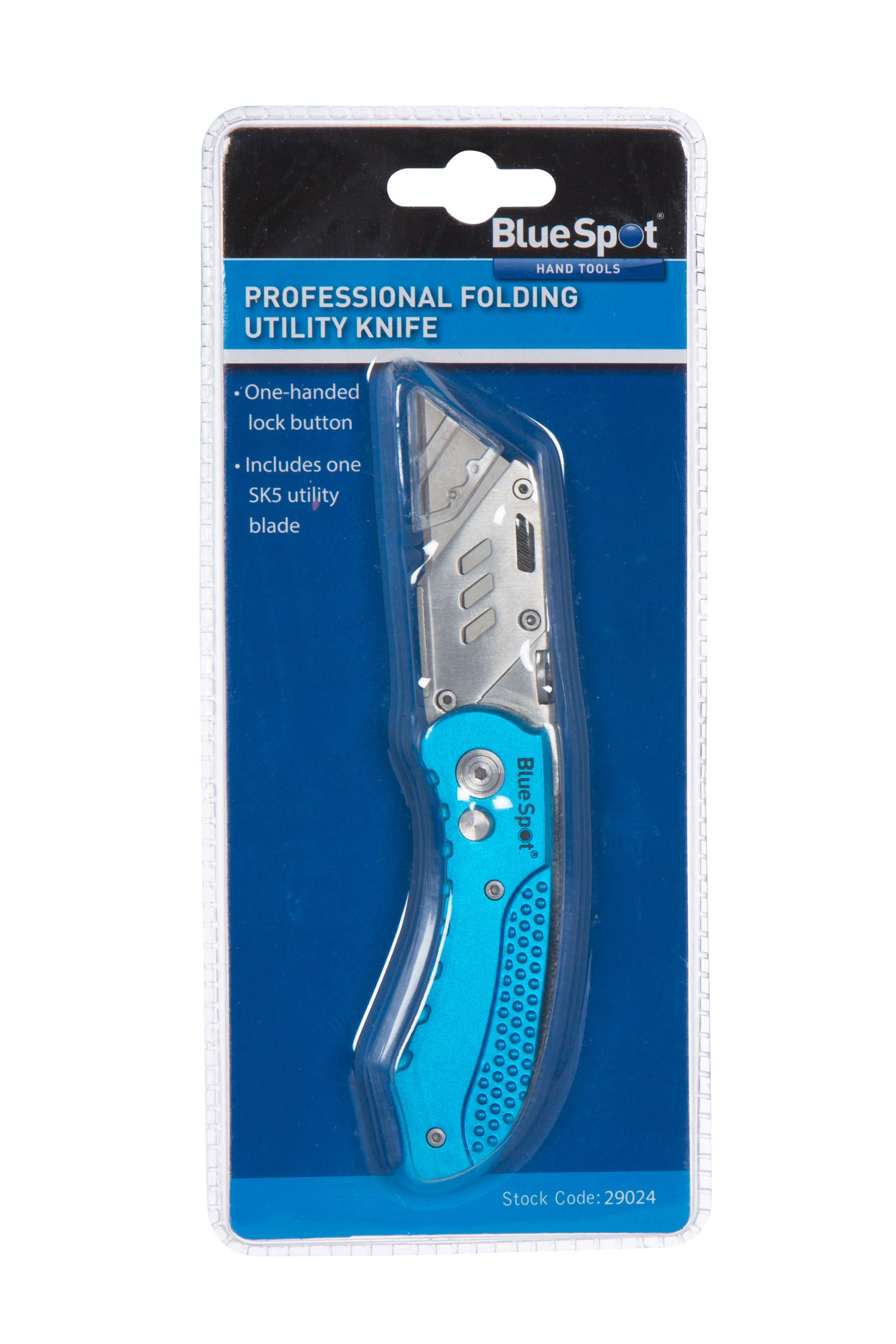 Blue Spot Tools Professional Folding Utility Knife 29024
