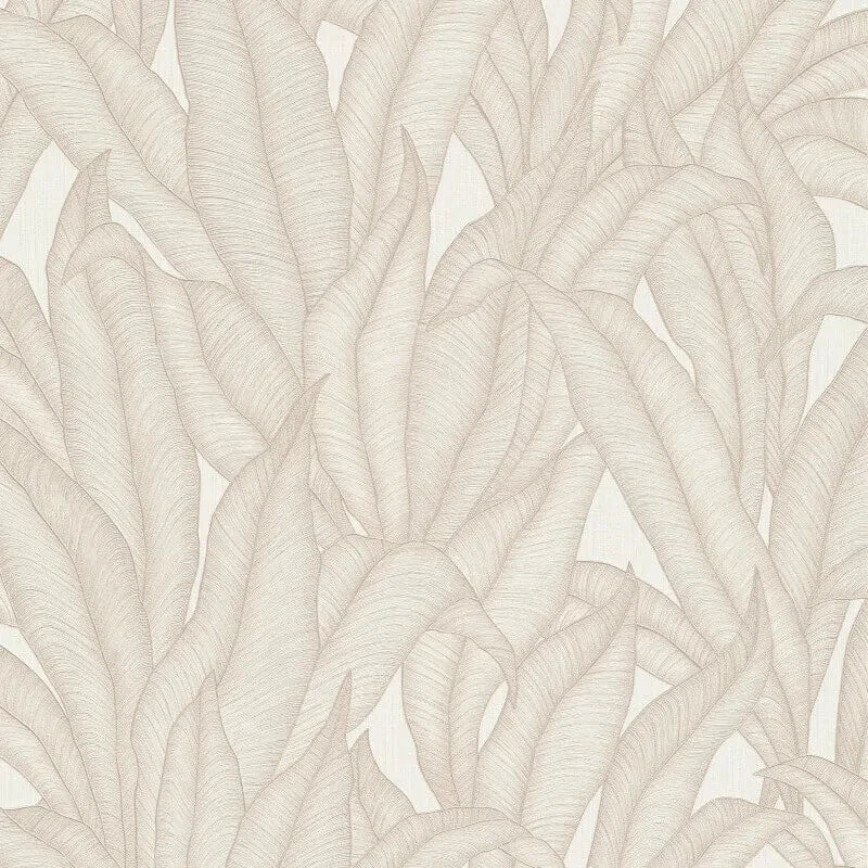 Erismann Zanzibar Leaf Cream Floral Wallpaper 10371-26