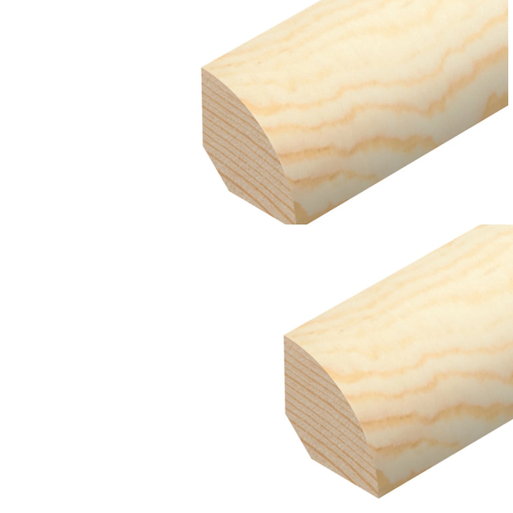 Pine Quadrant Timber 9mm x 9mm 1m x 4 Total 4 Metres tm670