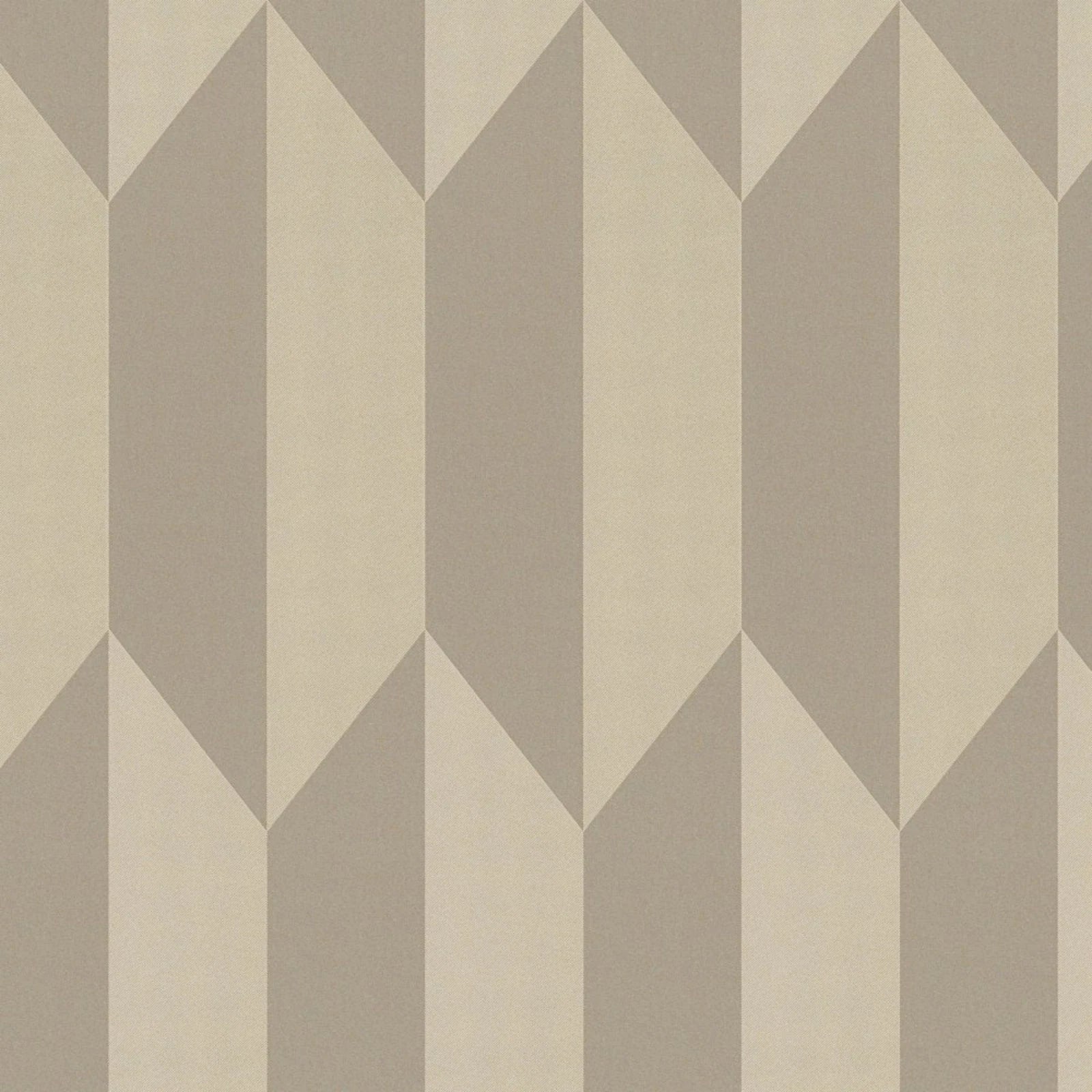 AS Cosmo Living Pale Gold Graphic Groove Geometric Chevron Wallpaper 79086-5