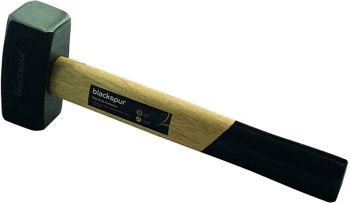 Blackspur Carbon Steel Club Hammer with Wooden Handle hm158